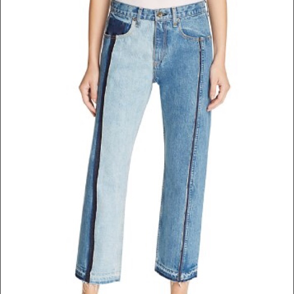 rag and bone two tone jeans